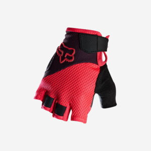 Guantes de bicicleta rojos
