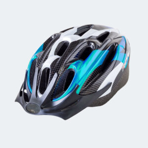 Casco de bicicleta azul cielo